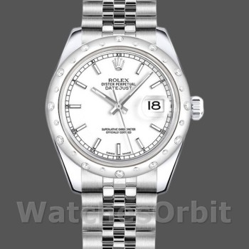 Replica Rolex Datejust 178344 White Dial Stainless Steel 31MM Lady Replica Uhr
