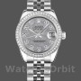 Replica Rolex Datejust 178384 Meteorite Grey Dial Diamond Bezel 31MM Lady Replica Uhr