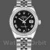Replica Rolex Datejust 178384 Edelstahl Schwarz Römisches Zifferblatt 31MM Lady Replica Uhr Exklusive Damen Replica Uhr kaufen