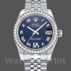 Replica Rolex Datejust 178384 Edelstahl Blaues Diamant-Zifferblatt 31MM Lady Replica Uhr Exklusive Damen Replica Uhr kaufen
