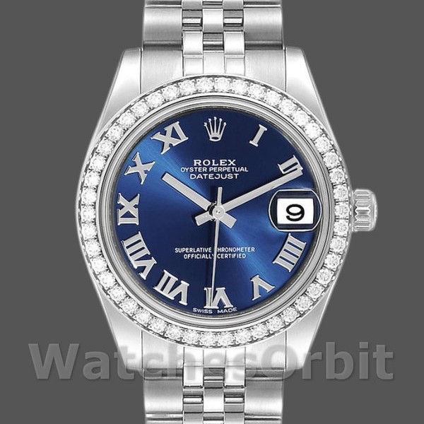 Replica Rolex Datejust 178384 Edelstahl Blaues Römisches Zifferblatt 31MM Lady Replica Uhr Exklusive Damen Replica Uhr kaufen