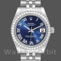 Replica Rolex Datejust 178384 Edelstahl Blaues Römisches Zifferblatt 31MM Lady Replica Uhr