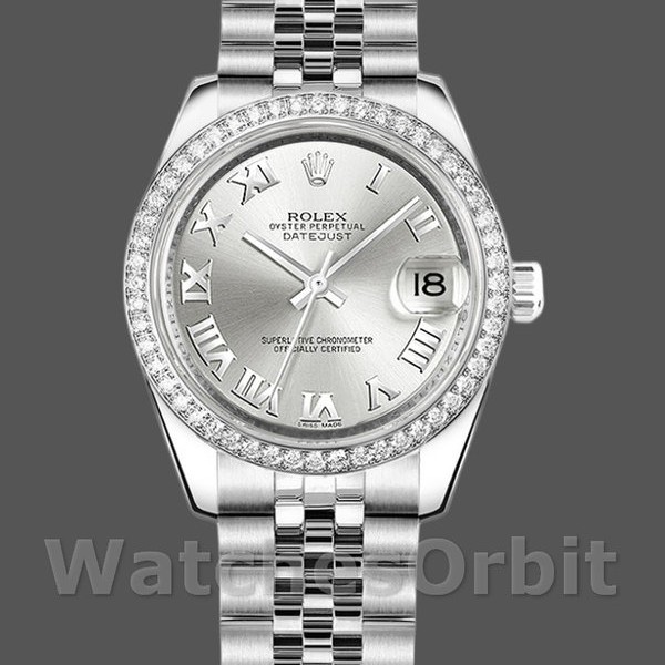 Replica Rolex Datejust 178384 Edelstahl Silber Römisches Zifferblatt 31MM Lady Replica Uhr Exklusive Damen Replica Uhr kaufen