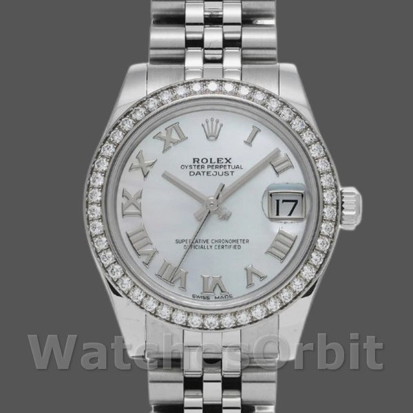 Replica Rolex Datejust 178384 White Mother of pearl Dial 31MM Lady Replica Uhr Exklusive Damen Replica Uhr kaufen