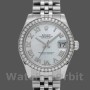 Replica Rolex Datejust 178384 White Mother of pearl Dial 31MM Lady Replica Uhr