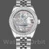Replica Rolex Datejust 178384 White Mother of Pearl Dial Diamonds 31MM Lady Replica Uhr Exklusive Damen Replica Uhr kaufen
