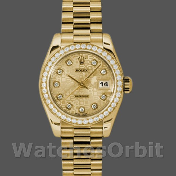 Replica Rolex Datejust 179138 Champagne Jubilee Zifferblatt 26MM Lady Replica Uhr Exklusive Damen Replica Uhr kaufen