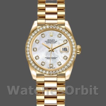 Replica Rolex Datejust 179138 Mother Of Pearl Diamond Dial 26MM Lady Replica Uhr