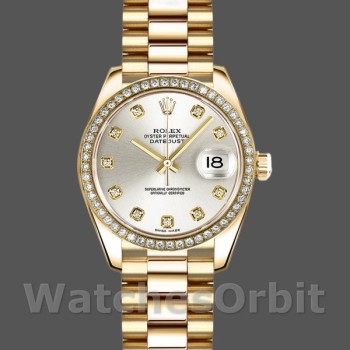 Replica Rolex Datejust 179138 Silber Diamant Zifferblatt 26MM Lady Replica Uhr