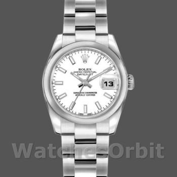 Replica Rolex Datejust 179160 White Index Dial Domed Bezel 26MM Lady Replica Uhr