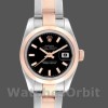 Replica Rolex Datejust 179161 Edelstahl und Everose Gold Schwarzes Index-Zifferblatt 26MM Lady Replica Uhr Exklusive Damen Replica Uhr kaufen