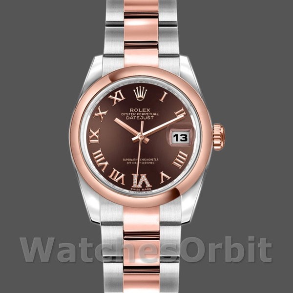 Replica Rolex Datejust 179161 Edelstahl und Everose Gold Chocolate Brown Dial 26MM Lady Replica Uhr Exklusive Damen Replica Uhr kaufen