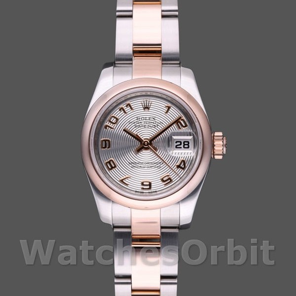 Replica Rolex Datejust 179161 Edelstahl und Everose Gold Konzentrischer Kreis Silber Zifferblatt 26MM Lady Replica Uhr Exklusive Damen Replica Uhr kaufen