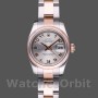 Replica Rolex Datejust 179161 Edelstahl und Everose Gold Konzentrischer Kreis Silber Zifferblatt 26MM Lady Replica Uhr
