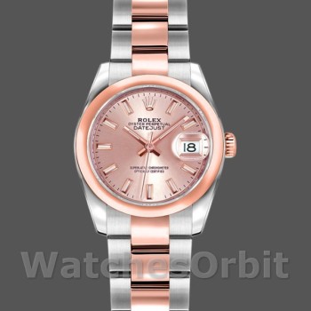 Replica Rolex Datejust 179161 Edelstahl und Everose Gold Pink Index Zifferblatt 26MM Lady Replica Uhr