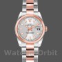 Replica Rolex Datejust 179161 Edelstahl und Everose Gold Silber Index Zifferblatt 26MM Lady Replica Uhr