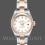 Replica Rolex Datejust 179161 Edelstahl und Everose Gold Weißes Diamant-Zifferblatt 26MM Lady Replica Uhr