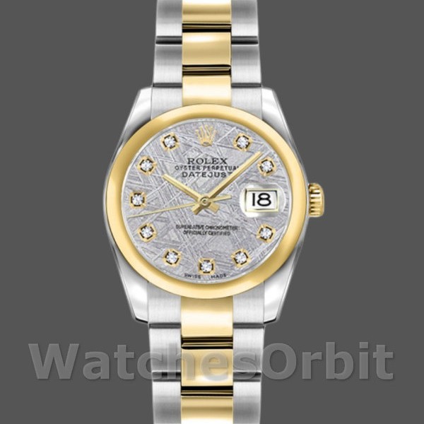 Replica Rolex Datejust 179163 Meteorite Grey Dial Domed Dezel 26MM Lady Replica Uhr Exklusive Damen Replica Uhr kaufen