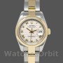 Replica Rolex Datejust 179163 Smooth Bezel Pyramid Ivory Dial 26MM Lady Replica Uhr