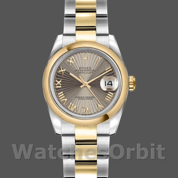 Replica Rolex Datejust 179163 Sunbeam Gray Dial Domed Bezel 26MM Lady Replica Uhr Exklusive Damen Replica Uhr kaufen