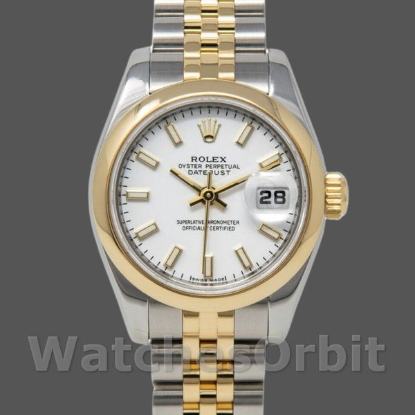 Replica Rolex Datejust 179163 White Index Dial Domed Bezel 26MM Lady Replica Uhr Exklusive Damen Replica Uhr kaufen