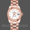 Replica Rolex Datejust 179165 Everose Gold White Index Dial 26MM Lady Replica Uhr Exklusive Damen Replica Uhr kaufen