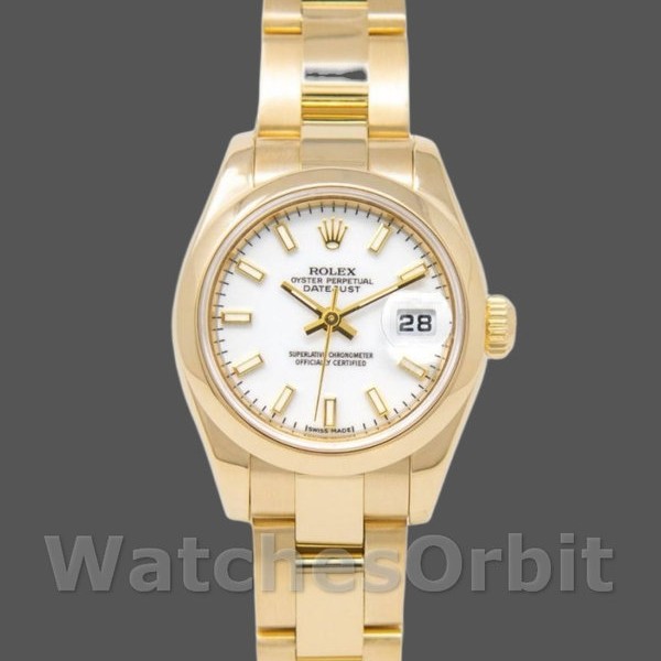Replica Rolex Datejust 179168 Smooth Domed White Index Dial 26MM Lady Replica Uhr Exklusive Damen Replica Uhr kaufen
