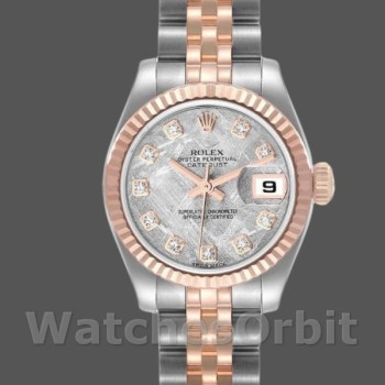 Replica Rolex Datejust 179171 Diamond Meteorite Dial Fluted Bezel 26MM Lady Replica Uhr