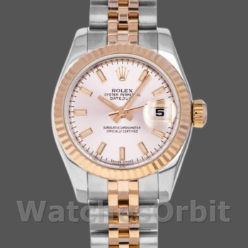 Replica Rolex Datejust 179171 Pink Dial Fluted Bezel 26MM Lady Replica Uhr