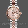 Replica Rolex Datejust 179171 Pink Roman Numeral Dial Fluted Bezel 26MM Lady Replica Uhr Exklusive Damen Replica Uhr kaufen