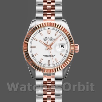 Replica Rolex Datejust 179171 White Dial Fluted Bezel 26MM Lady Replica Uhr