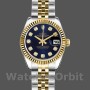 Replica Rolex Datejust 179173 Blue Diamond Dial Fluted Bezel 26MM Lady Replica Uhr