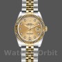 Replica Rolex Datejust 179173 Champagne Diamond Dial Fluted Bezel 26MM Lady Replica Uhr