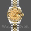 Replica Rolex Datejust 179173 Crystal Champagne Dial Fluted Bezel 26MM Lady Replica Uhr Exklusive Damen Replica Uhr kaufen