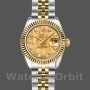 Replica Rolex Datejust 179173 Crystal Champagne Dial Fluted Bezel 26MM Lady Replica Uhr