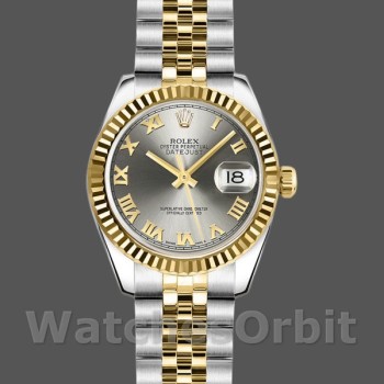Replica Rolex Datejust 179173 Grey Roman Numeral Dial 26MM Lady Replica Uhr