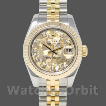 Replica Rolex Datejust 179173 Jubilee Crystal Grey and Champagne Dial 26MM Lady Replica Uhr
