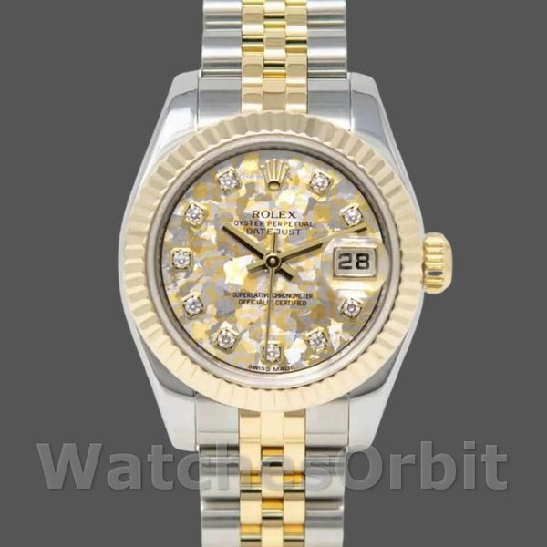 Replica Rolex Datejust 179173 Jubilee Crystal Grey and Champagne Dial 26MM Lady Replica Uhr Exklusive Damen Replica Uhr kaufen