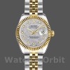 Replica Rolex Datejust 179173 Meteorite Grey Diamond Dial Fluted Bezel 26MM Lady Replica Uhr Exklusive Damen Replica Uhr kaufen