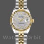Replica Rolex Datejust 179173 Meteorite Grey Diamond Dial Fluted Bezel 26MM Lady Replica Uhr