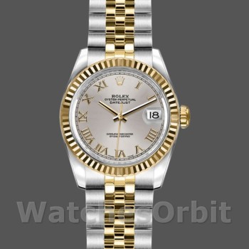 Replica Rolex Datejust 179173 Silber Römische Ziffern Zifferblatt 26MM Lady Replica Uhr