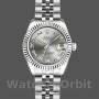 Replica Rolex Datejust 179174 Rhodium Grey Dial Fluted Bezel 26MM Lady Replica Uhr