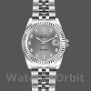 Replica Rolex Datejust 179174 Rhodium Grey Diamond Dial Fluted Bezel 26MM Lady Replica Uhr Exklusive Damen Replica Uhr kaufen