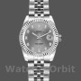Replica Rolex Datejust 179174 Rhodium Grey Diamond Dial Fluted Bezel 26MM Lady Replica Uhr