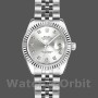 Replica Rolex Datejust 179174 Silber Diamant Zifferblatt Geriffelte Lünette 26MM Lady Replica Uhr