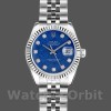 Replica Rolex Datejust 179174 Sodalite Diamond Dial Fluted Bezel 26MM Lady Replica Uhr Exklusive Damen Replica Uhr kaufen