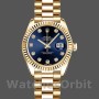 Replica Rolex Datejust 179178 Blue Diamonds Dial Gelbgold 26MM Lady Replica Uhr