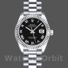 Replica Rolex Datejust 179179 Black Roman Numeral Dial Fluted Bezel 26MM Lady Replica Uhr Exklusive Damen Replica Uhr online kaufen