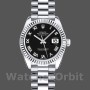 Replica Rolex Datejust 179179 Black Roman Numeral Dial Fluted Bezel 26MM Lady Replica Uhr
