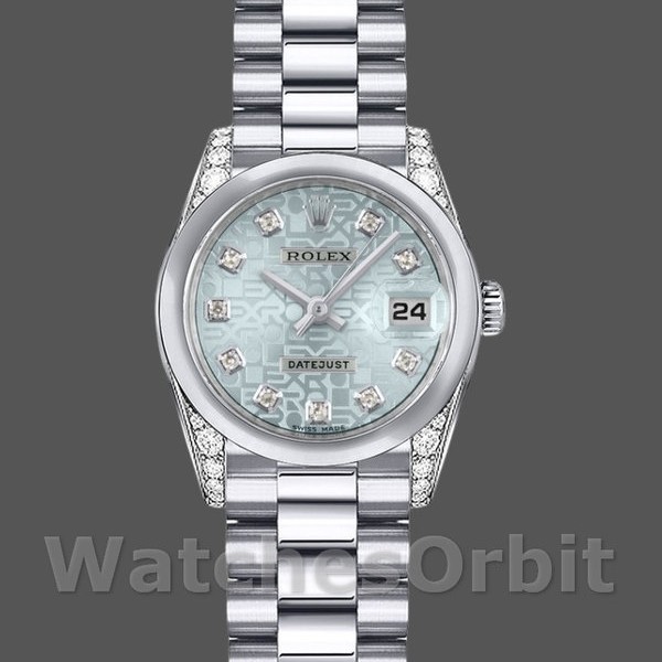 Replica Rolex Datejust 179269 Ice Blue Jubilee Dial Diamond Lugs 26MM Lady Replica Uhr Exklusive Herrenuhr Replica online kaufen